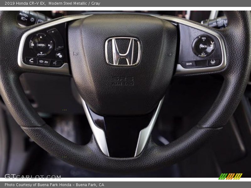 Modern Steel Metallic / Gray 2019 Honda CR-V EX