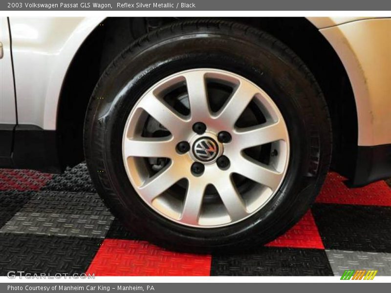 Reflex Silver Metallic / Black 2003 Volkswagen Passat GLS Wagon