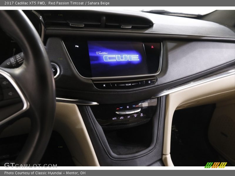 Red Passion Tintcoat / Sahara Beige 2017 Cadillac XT5 FWD
