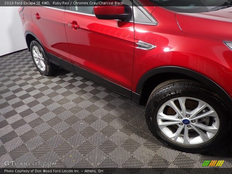 Ruby Red / Chromite Gray/Charcoal Black 2019 Ford Escape SE 4WD