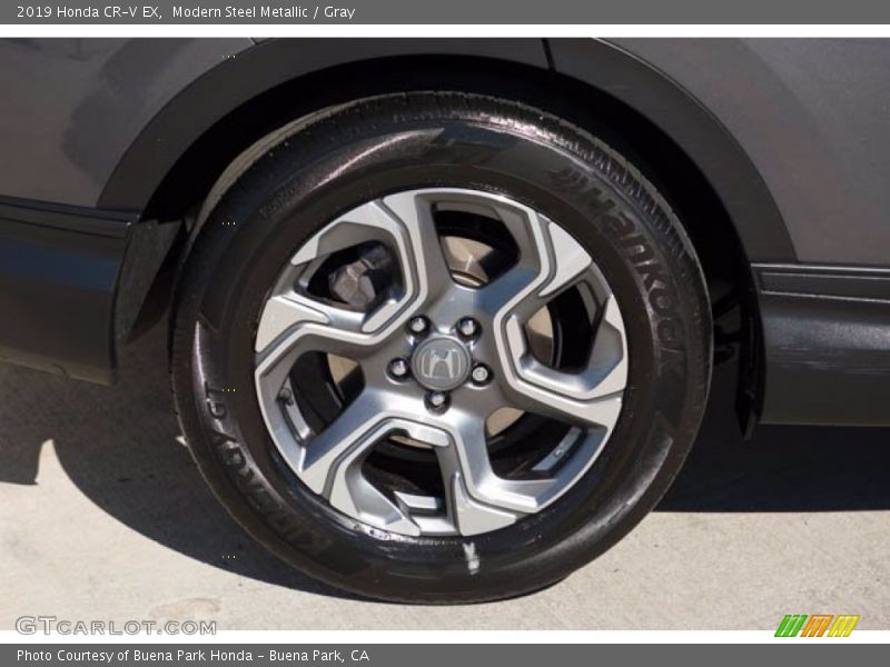 Modern Steel Metallic / Gray 2019 Honda CR-V EX