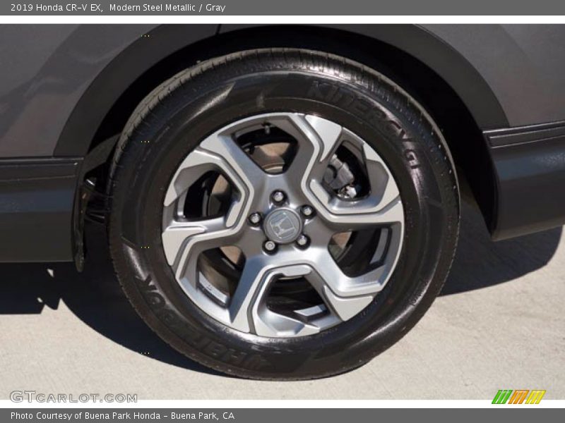 Modern Steel Metallic / Gray 2019 Honda CR-V EX