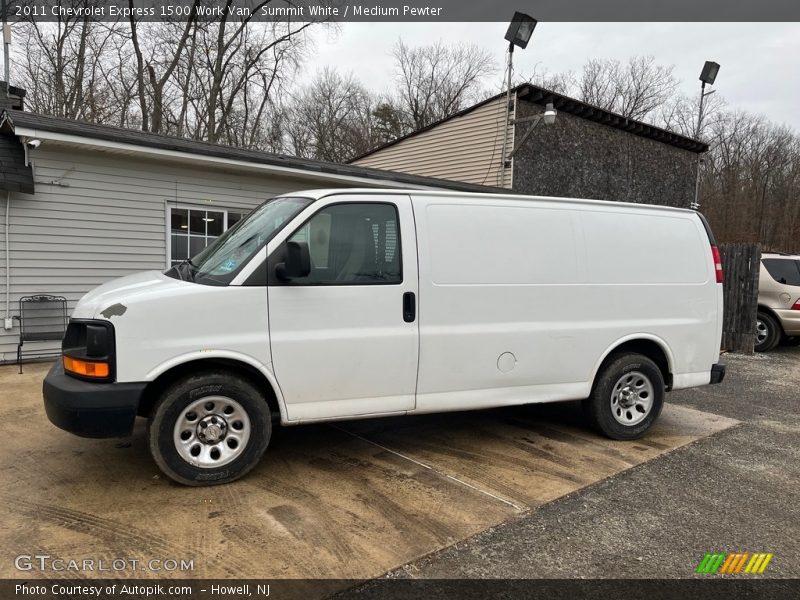 Summit White / Medium Pewter 2011 Chevrolet Express 1500 Work Van