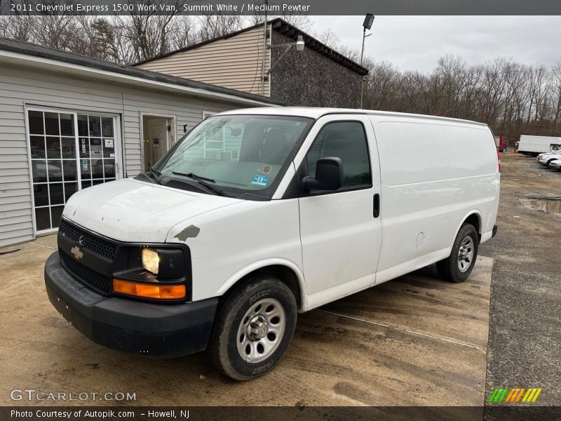 Summit White / Medium Pewter 2011 Chevrolet Express 1500 Work Van