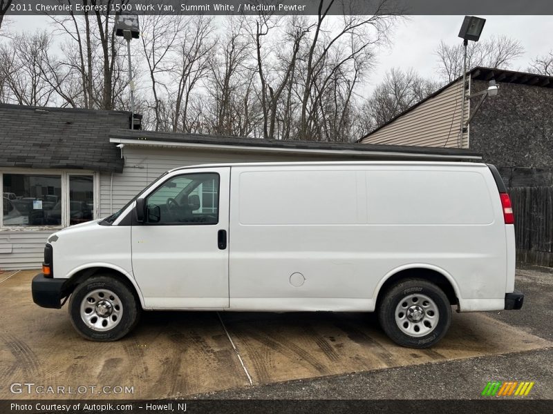Summit White / Medium Pewter 2011 Chevrolet Express 1500 Work Van