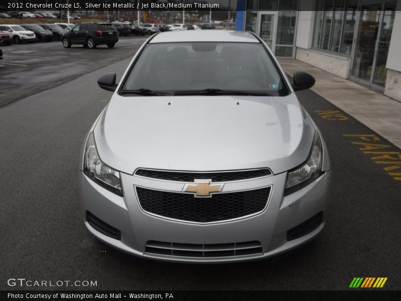 Silver Ice Metallic / Jet Black/Medium Titanium 2012 Chevrolet Cruze LS