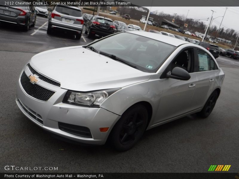 Silver Ice Metallic / Jet Black/Medium Titanium 2012 Chevrolet Cruze LS