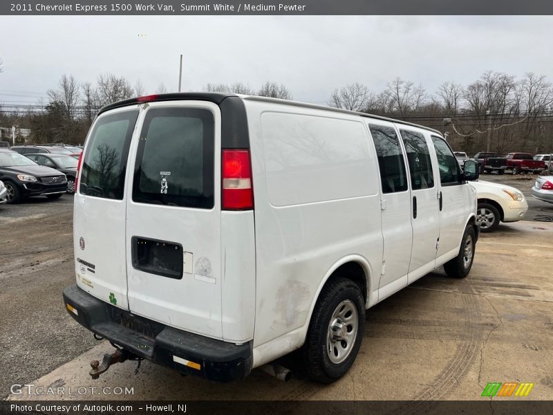 Summit White / Medium Pewter 2011 Chevrolet Express 1500 Work Van