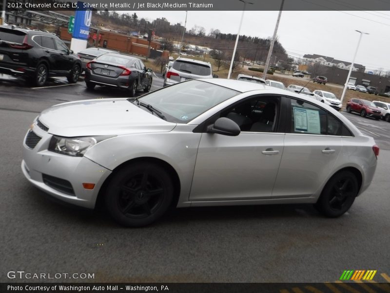 Silver Ice Metallic / Jet Black/Medium Titanium 2012 Chevrolet Cruze LS