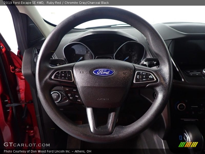 Ruby Red / Chromite Gray/Charcoal Black 2019 Ford Escape SE 4WD