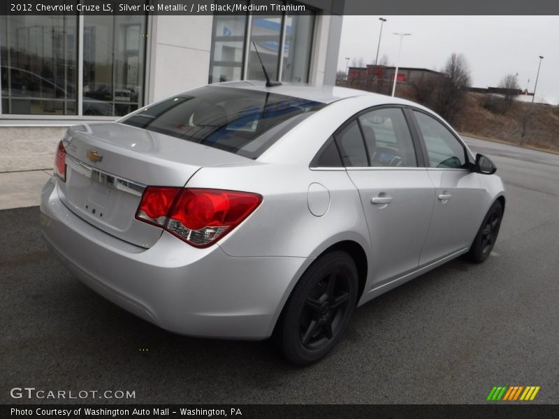 Silver Ice Metallic / Jet Black/Medium Titanium 2012 Chevrolet Cruze LS