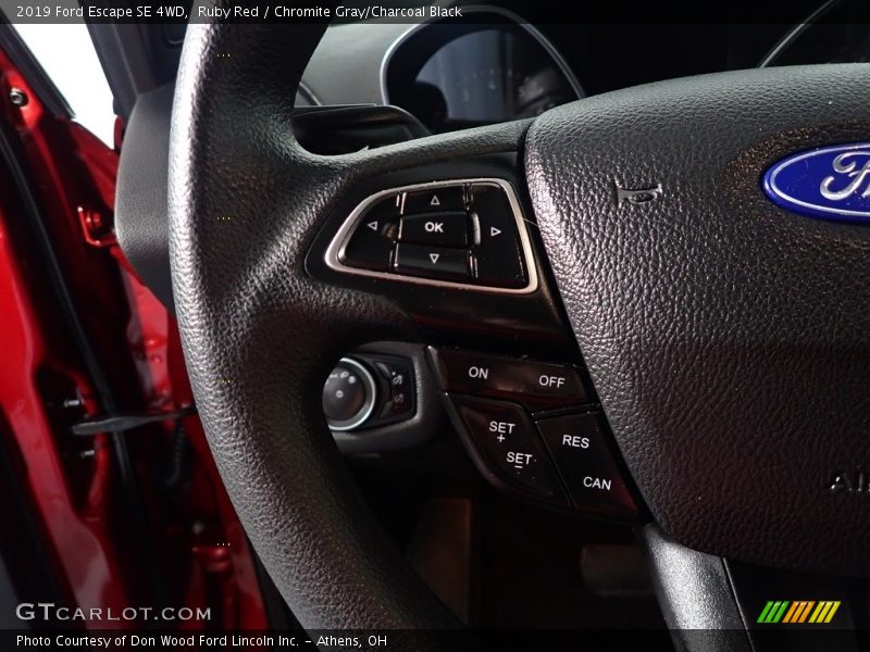 Ruby Red / Chromite Gray/Charcoal Black 2019 Ford Escape SE 4WD