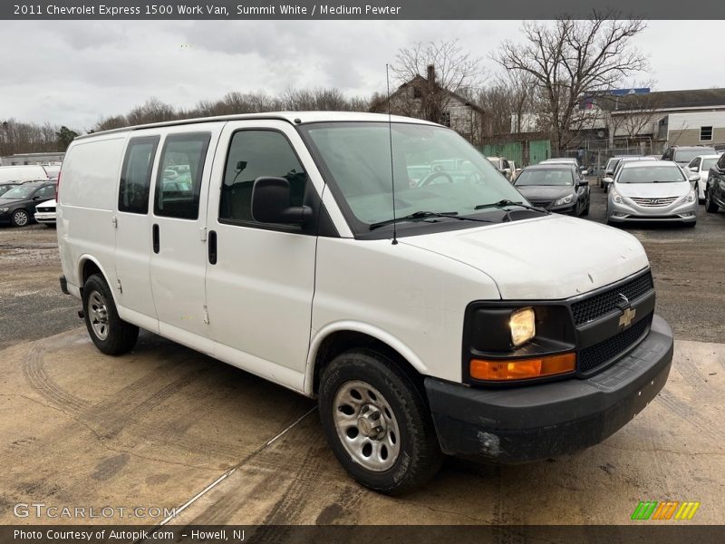 Summit White / Medium Pewter 2011 Chevrolet Express 1500 Work Van