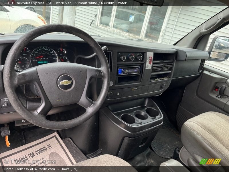 Summit White / Medium Pewter 2011 Chevrolet Express 1500 Work Van