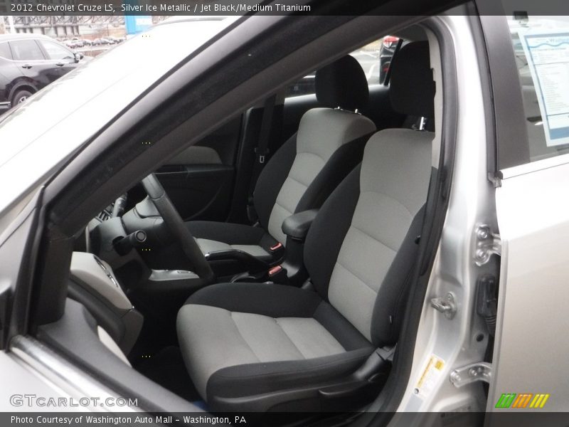 Silver Ice Metallic / Jet Black/Medium Titanium 2012 Chevrolet Cruze LS