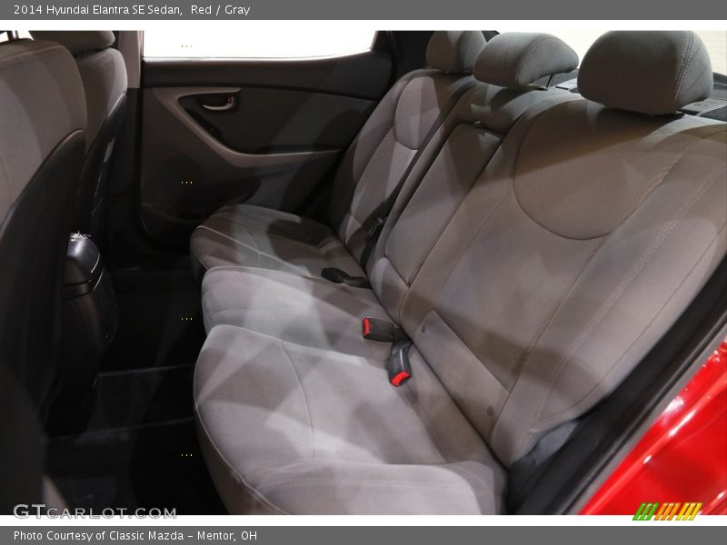 Red / Gray 2014 Hyundai Elantra SE Sedan