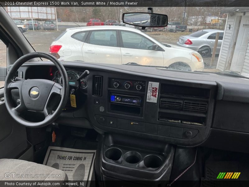 Summit White / Medium Pewter 2011 Chevrolet Express 1500 Work Van