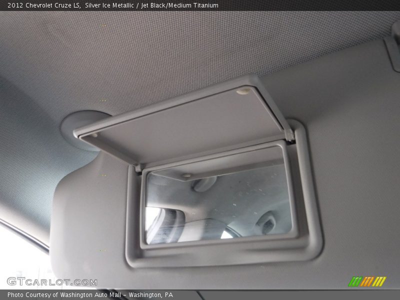 Silver Ice Metallic / Jet Black/Medium Titanium 2012 Chevrolet Cruze LS