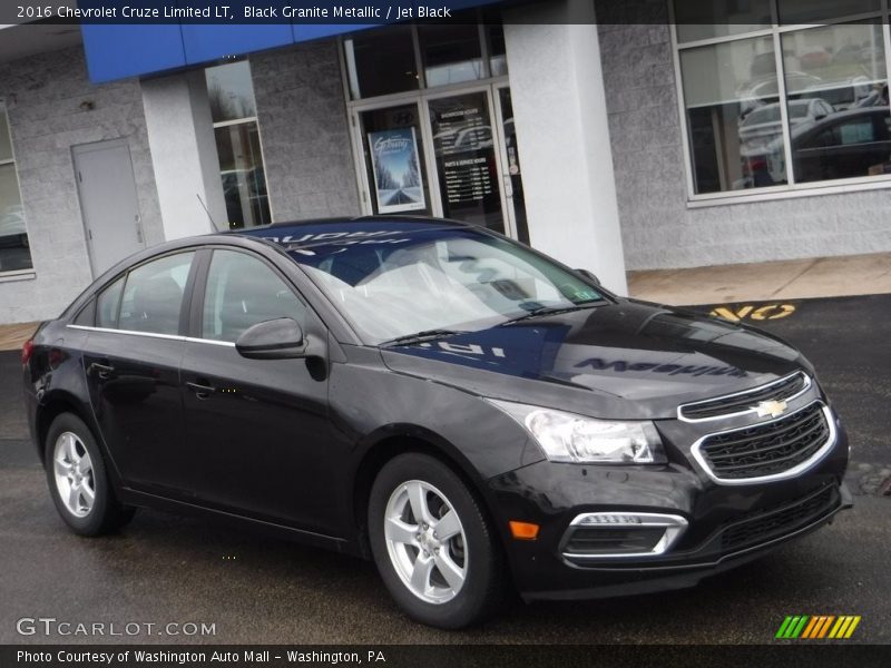 Black Granite Metallic / Jet Black 2016 Chevrolet Cruze Limited LT