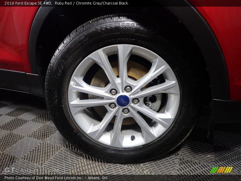 Ruby Red / Chromite Gray/Charcoal Black 2019 Ford Escape SE 4WD