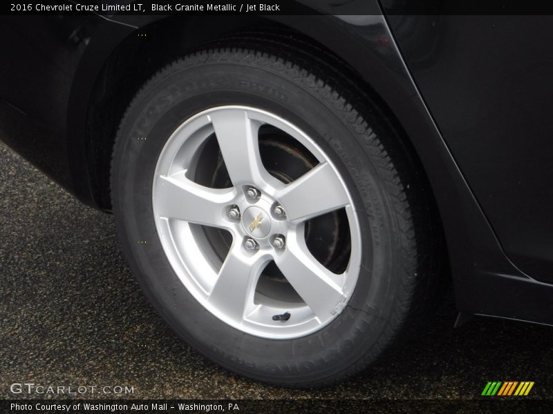 Black Granite Metallic / Jet Black 2016 Chevrolet Cruze Limited LT