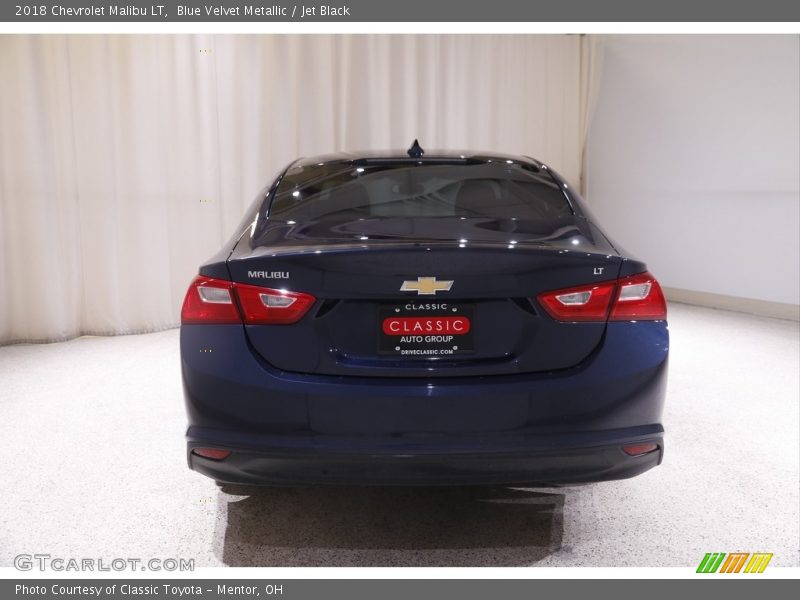 Blue Velvet Metallic / Jet Black 2018 Chevrolet Malibu LT