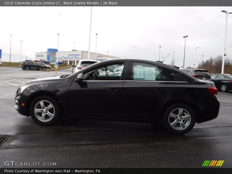 Black Granite Metallic / Jet Black 2016 Chevrolet Cruze Limited LT