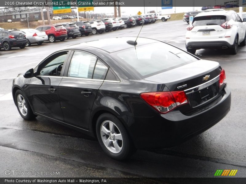 Black Granite Metallic / Jet Black 2016 Chevrolet Cruze Limited LT
