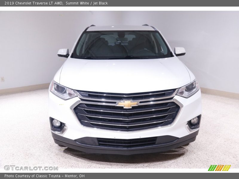 Summit White / Jet Black 2019 Chevrolet Traverse LT AWD