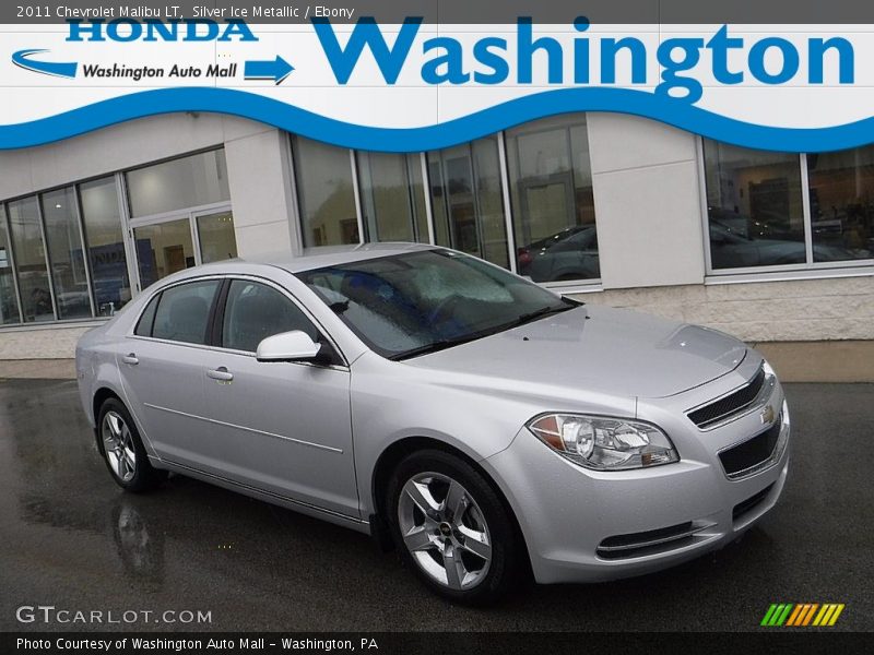 Silver Ice Metallic / Ebony 2011 Chevrolet Malibu LT