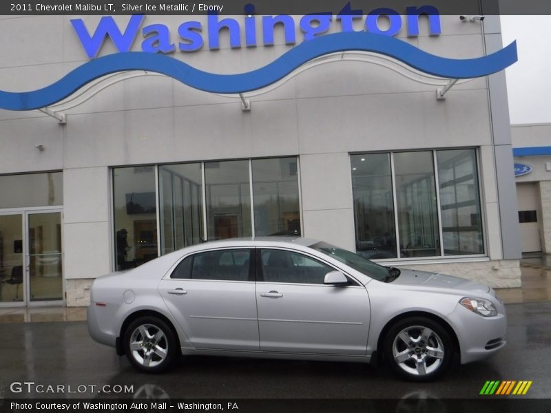 Silver Ice Metallic / Ebony 2011 Chevrolet Malibu LT