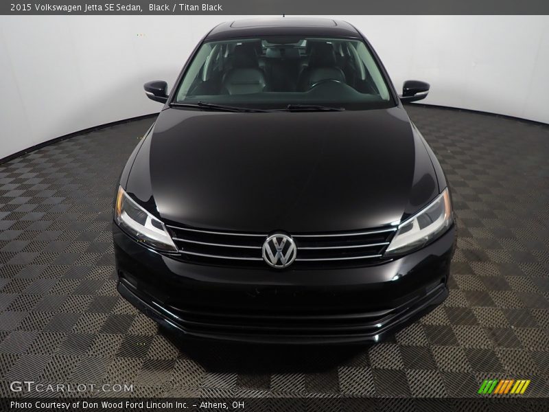 Black / Titan Black 2015 Volkswagen Jetta SE Sedan