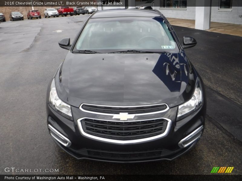 Black Granite Metallic / Jet Black 2016 Chevrolet Cruze Limited LT
