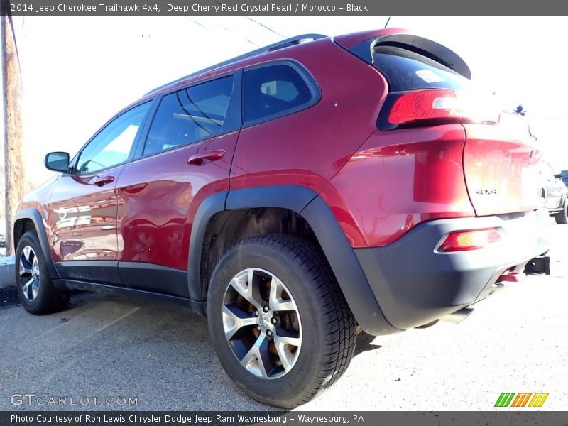 Deep Cherry Red Crystal Pearl / Morocco - Black 2014 Jeep Cherokee Trailhawk 4x4