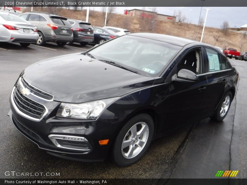 Black Granite Metallic / Jet Black 2016 Chevrolet Cruze Limited LT