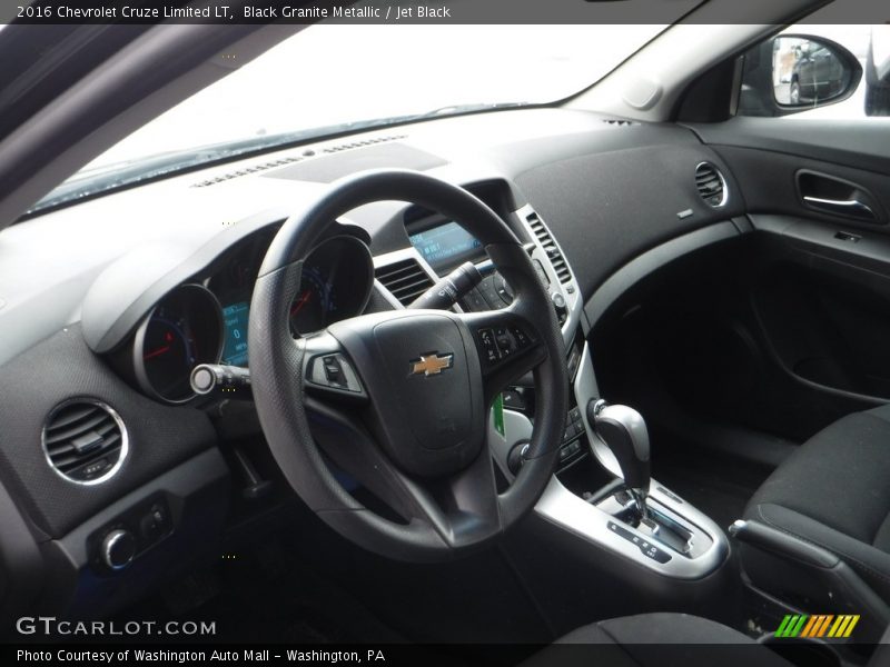 Black Granite Metallic / Jet Black 2016 Chevrolet Cruze Limited LT
