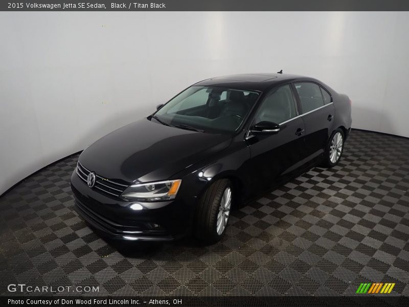 Black / Titan Black 2015 Volkswagen Jetta SE Sedan