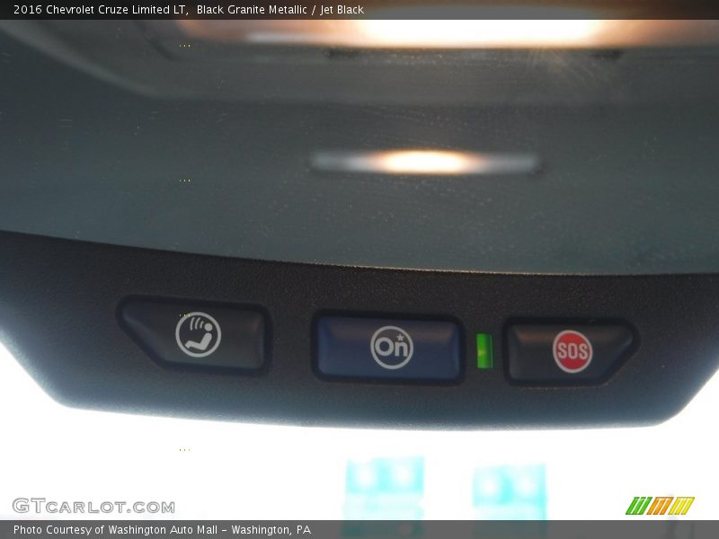 Black Granite Metallic / Jet Black 2016 Chevrolet Cruze Limited LT
