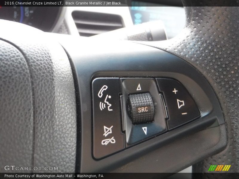 Black Granite Metallic / Jet Black 2016 Chevrolet Cruze Limited LT