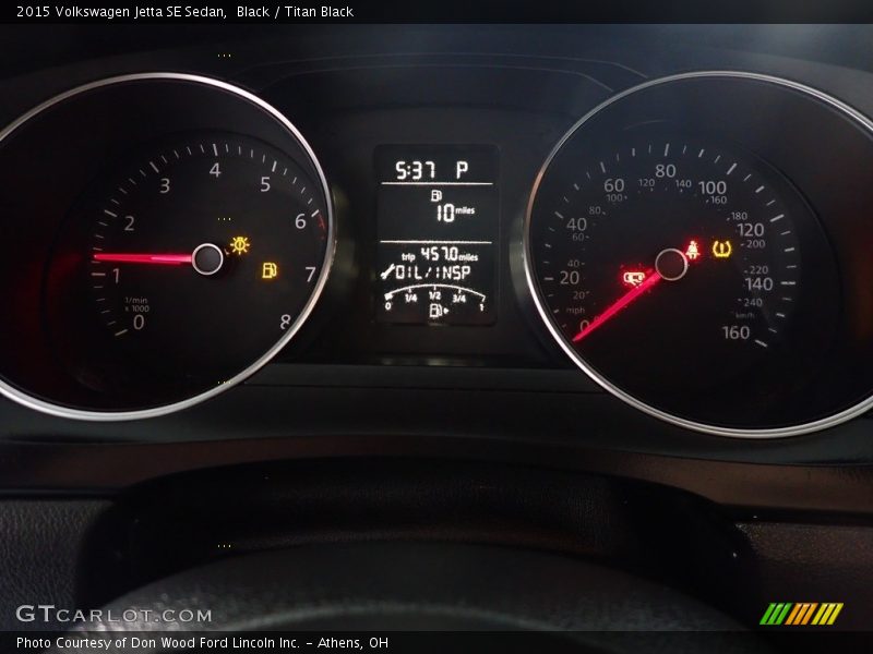 Black / Titan Black 2015 Volkswagen Jetta SE Sedan