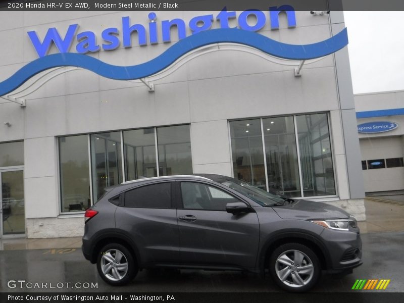 Modern Steel Metallic / Black 2020 Honda HR-V EX AWD