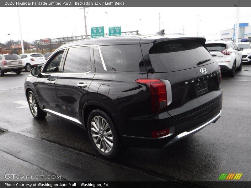Becketts Black / Light Beige 2020 Hyundai Palisade Limited AWD