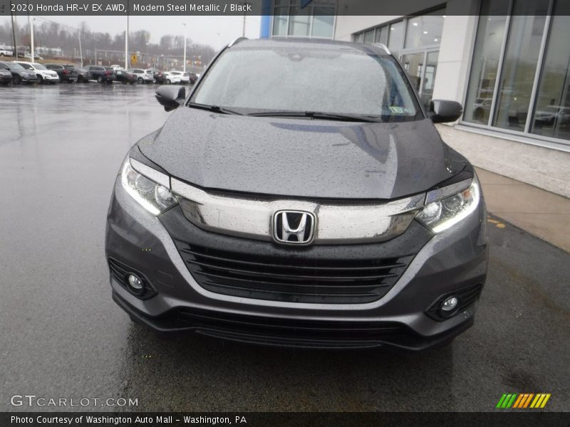 Modern Steel Metallic / Black 2020 Honda HR-V EX AWD