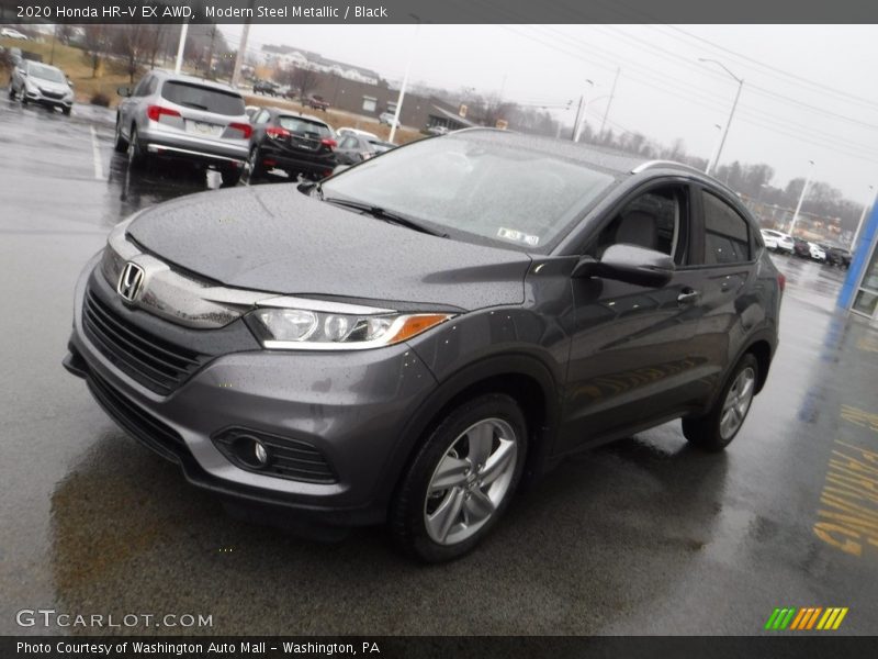Modern Steel Metallic / Black 2020 Honda HR-V EX AWD
