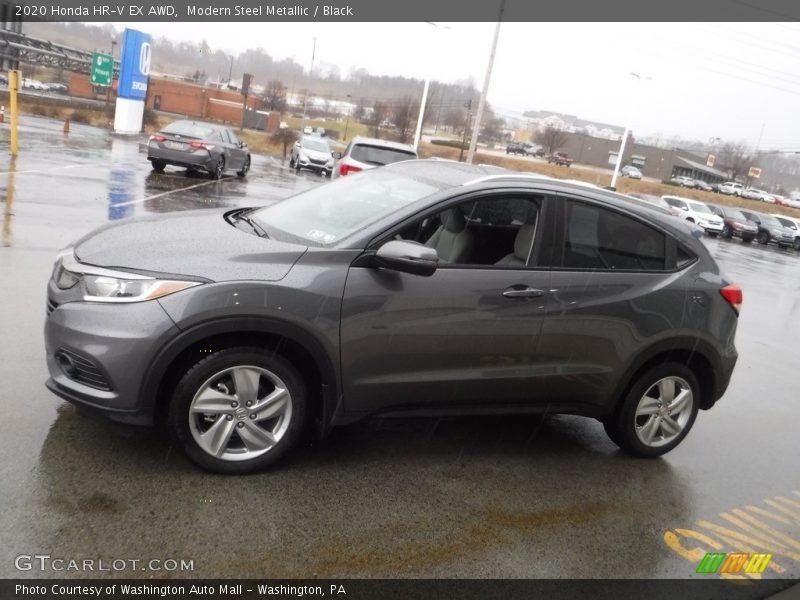 Modern Steel Metallic / Black 2020 Honda HR-V EX AWD