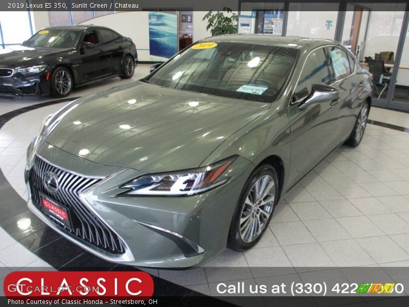 Sunlit Green / Chateau 2019 Lexus ES 350