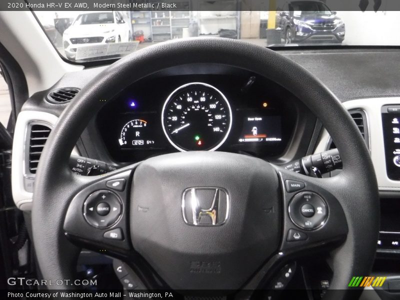 Modern Steel Metallic / Black 2020 Honda HR-V EX AWD