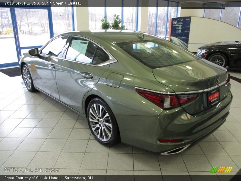 Sunlit Green / Chateau 2019 Lexus ES 350