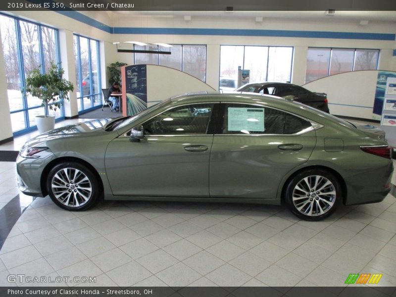 Sunlit Green / Chateau 2019 Lexus ES 350