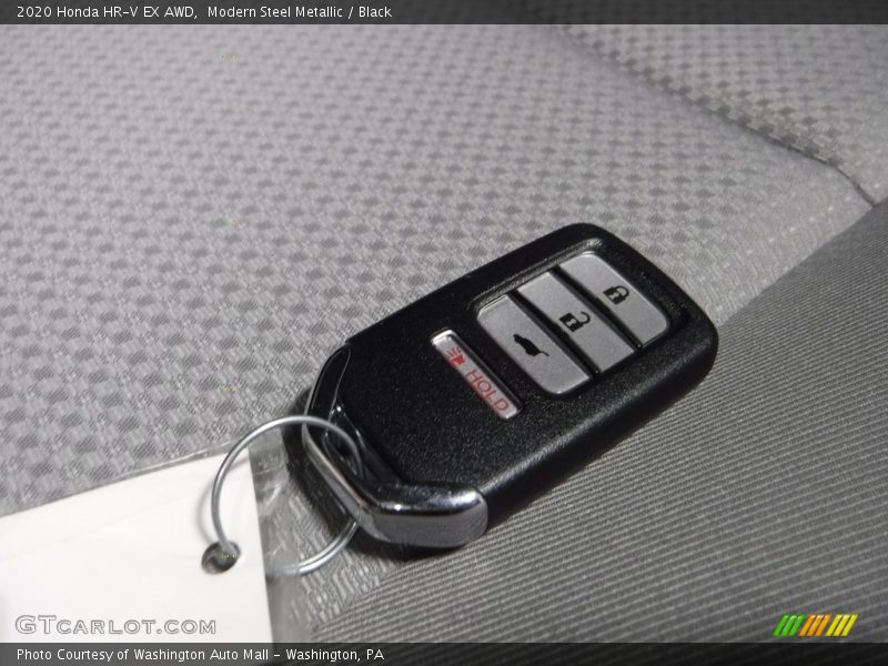 Modern Steel Metallic / Black 2020 Honda HR-V EX AWD
